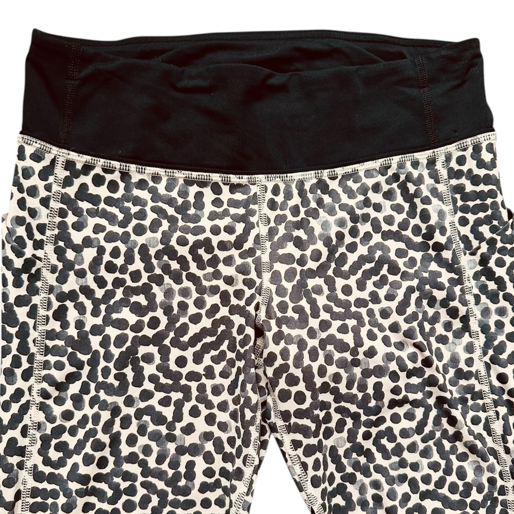 LULULEMON leopard print crop leggings size 6 - Picture 5 of 7